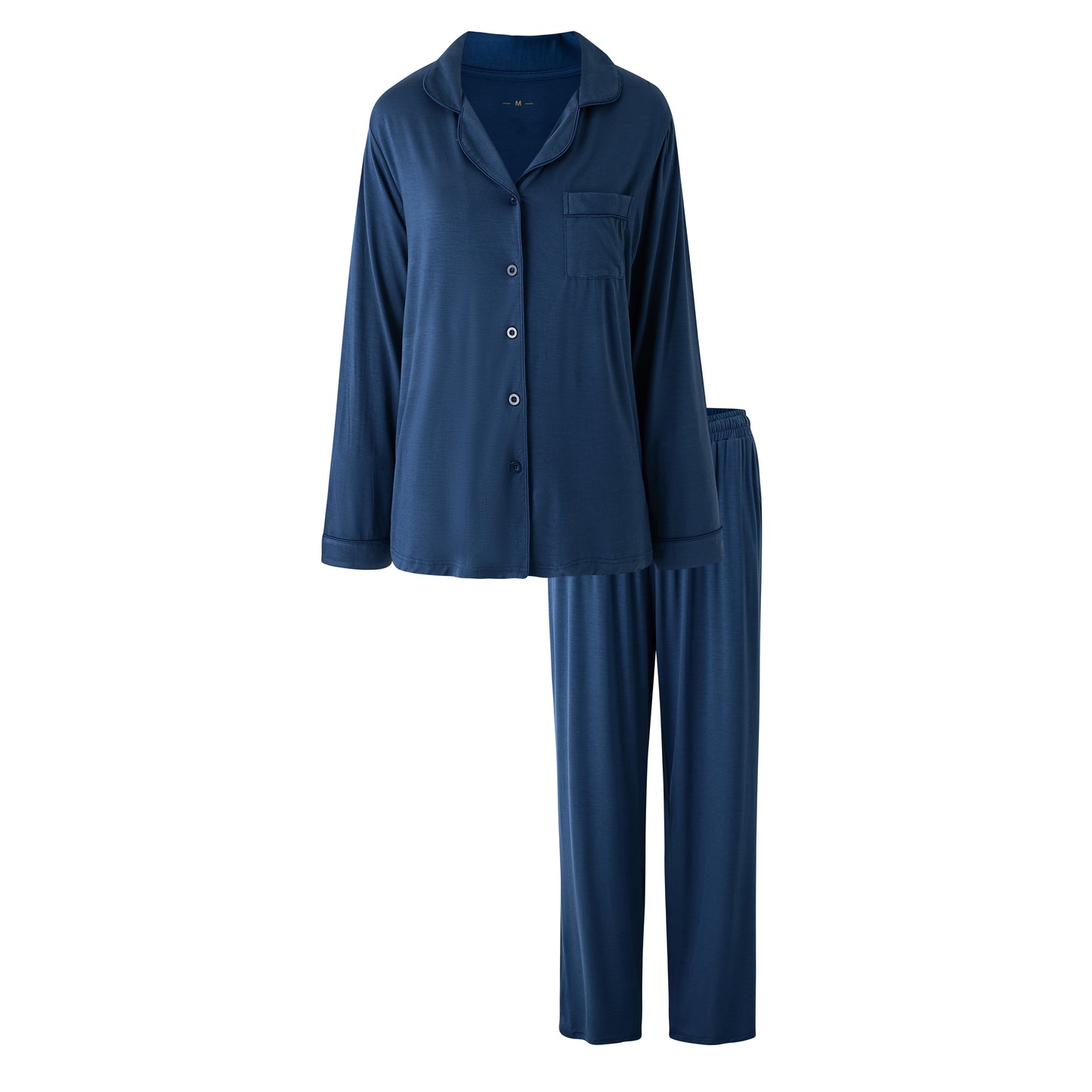 Pijama para Mujer de Spandex Suave – Conjunto de 2 Piezas con Camisa y Pantalón